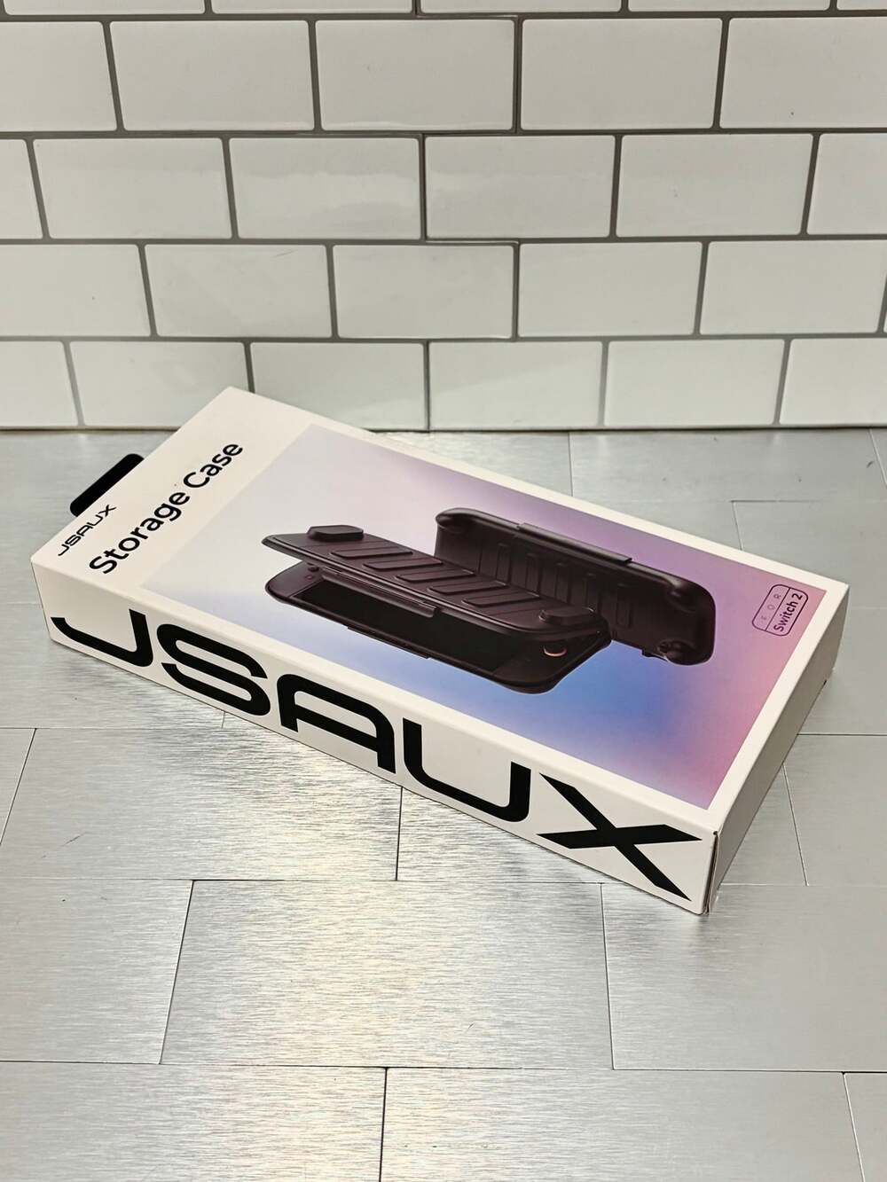 JSAUX Protective Case for Switch 2, Hard Carrying Case, Slim, Black